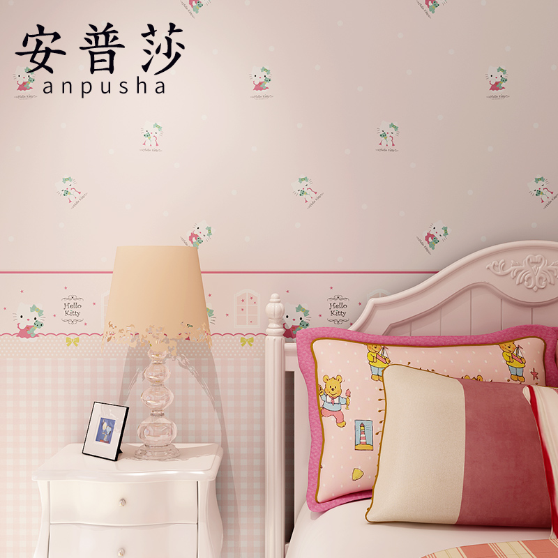 Usd 60 38 Pink Princess Room Children S Bedroom Wallpaper Pink Princess Room Children S Bedroom Wallpaper Waist Line Warm Pure Paper Ab