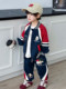 Ultraman Boys' Spring Baseball Uniform Two-Piece Set 2026 New Style Kidsren's Casual and Handsome Spring & Fall Sports Suit