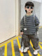 Boys' Spring and Autumn Sweatshirt Set 2026 New Stylish Children's Autumn Style Handsome Baby Boy Casual Sports Two-Piece Set