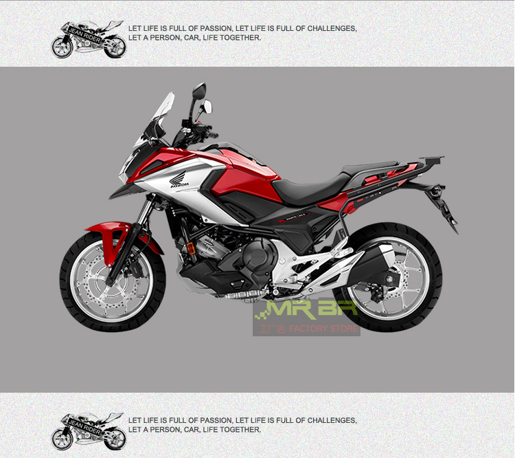 MRBR Honda NC750X khung bên đuôi khung 700SDX kéo đạp xe máy side khung hộp đuôi hộp kệ hộp đựng đồ xe winner x