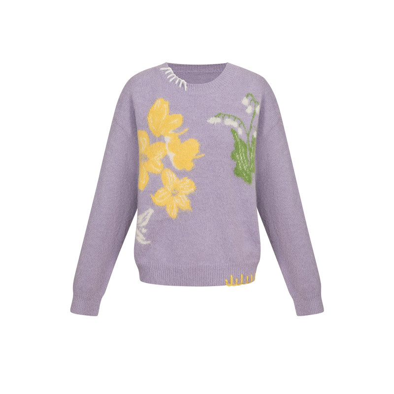 [Exclusive for Xinyi Fans] Ael Original Jacquard Sweater Knit Top As5Dm880
