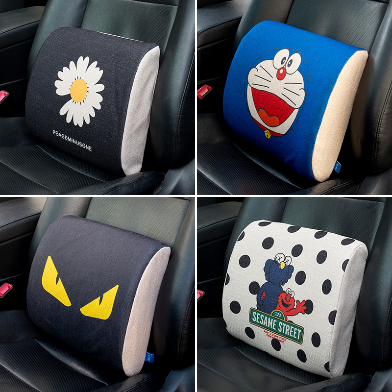 Car cushion cushion cushion backback pillow back and loose car seat in car seat waist driver cartoon lovely summer
