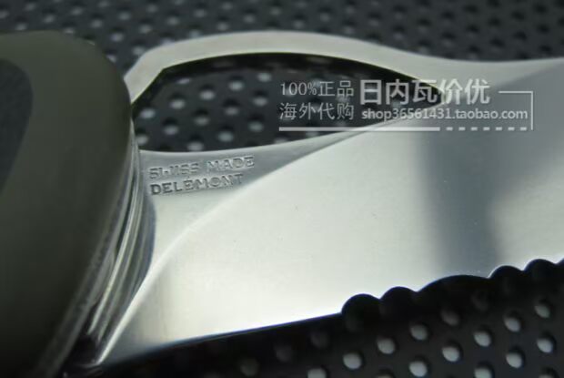 Swiss Army Knife RangerGrip 178.823.x bản gốc duy nhất lưỡi có răng màu xanh đậm đen Delemont swiss army knife