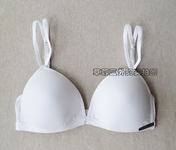 Không có vòng thép không va chạm mỏng phần cotton cup bra tam giác bikini áo ngực nhà ngủ đồ lót đồ bơi nữ đẹp