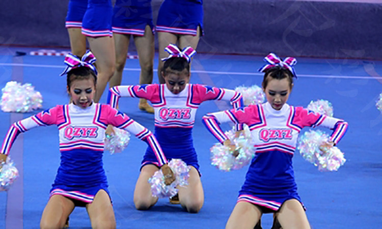 Professional customized competitive aerobics clothing mass rhythmic gymnastics dance clothing group cheerleading competition performance clothing