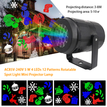 Christmas Projector Lamp 12 Patterns Christmas LED Stage Lig