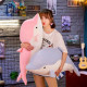 ຂະ ໜາດ ໃຫຍ່ Dolphin Doll Plush Toy Great White Shark Dolphin Whale Pillow Cushion Doll Rag Doll ຂອງຂວັນສ້າງສັນ