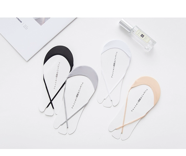 Vớ vô hình nữ nông miệng băng lụa vớ vớ silicone chống trượt chân bàn chân mỏng phần mùa hè vớ cao gót vớ - Vớ hàng tuần tất dệt kim đẹp