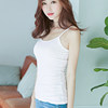 2019 new Korean version of white sleeveless camisole bottoming inside the ride Spring and Autumn Slim short paragraph t-shirt female summer sexy