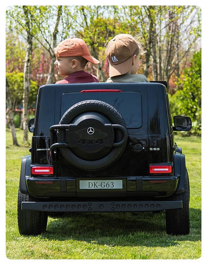 Coche eléctrico para niños G63 Mercedes-Benz Big G auténtico con mando a distancia, vehículo todoterreno para niños y bebés, coche de juguete con capacidad para adultos