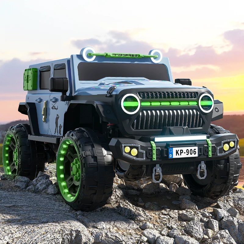 Электрический электромобиль на четырех колесах, транспорт, детский SUV, игрушечная машина с сиденьем, дистанционное управление