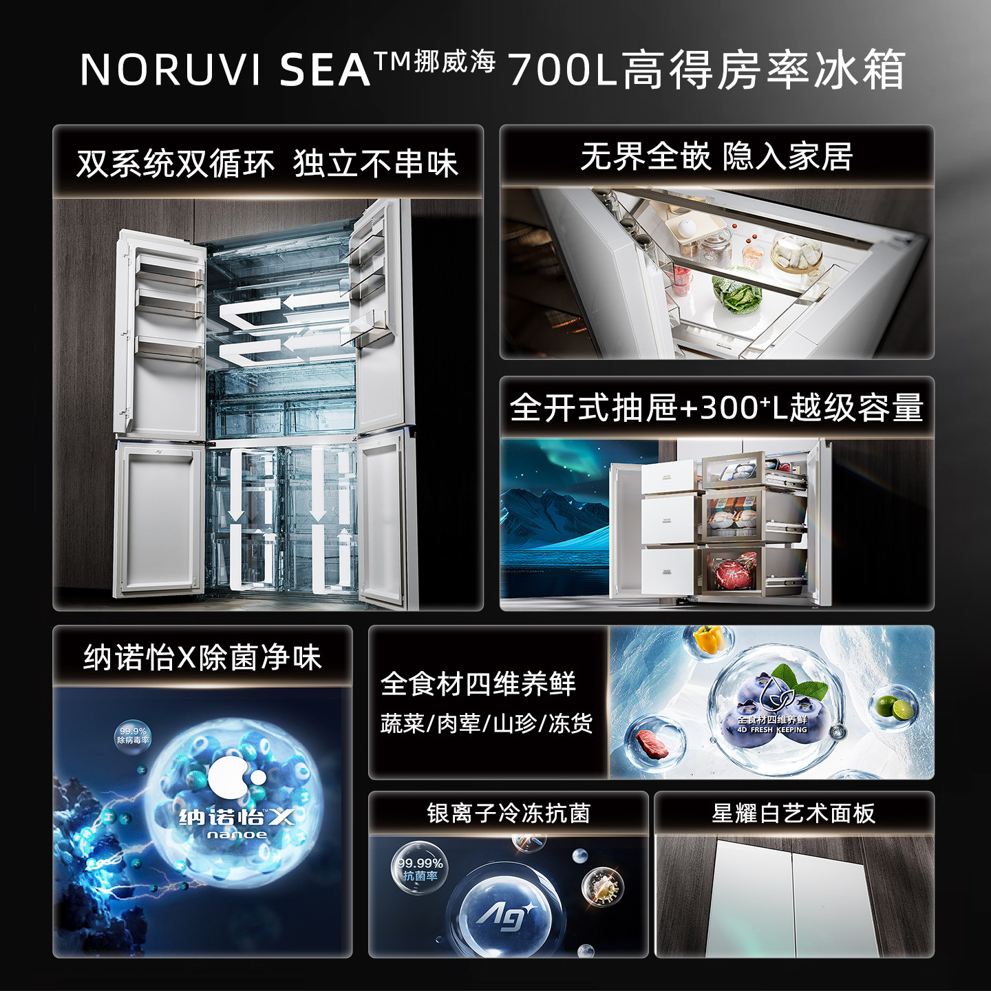 松下NR-EW70CGA-W冰箱图片