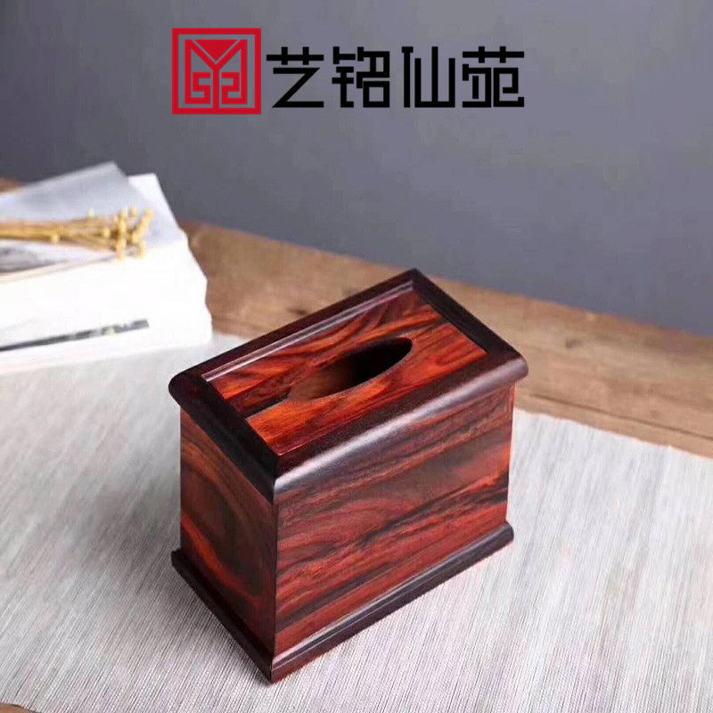 Creative red acid twig tissue box Creative red wood Renaissance napkin tissue box Living room household desktop
