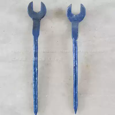 Railway special single-head wrench Crowbar wrench Open single-head wrench Elbow wrench Heavy-duty wrench