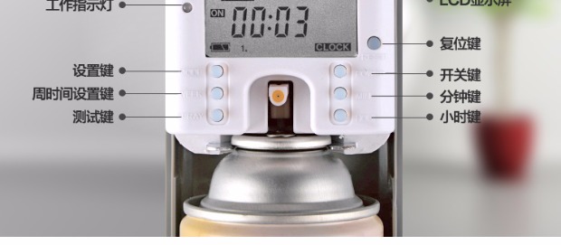 xwash tẩy rửa Plug-in loại bình xịt phòng tắm hương vị thời gian máy vệ sinh tự động phun nước hoa khử mùi không khí trong lành - Trang chủ xwash tẩy rửa
