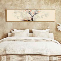 Bedside painting Nordic elk modern simple bedroom hanging painting apartment hotel wine elk bed simple decorative painting