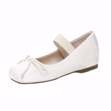 Высокие балетки, обувь с бантиком, 5см, подходит для подростков, 2023