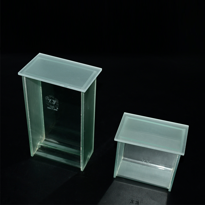 Shanghai Xinyi thin-layer chromatography expansion cylinder P-type P-1 type 100*100 200*200 flat-bottomed double-slot exhibition