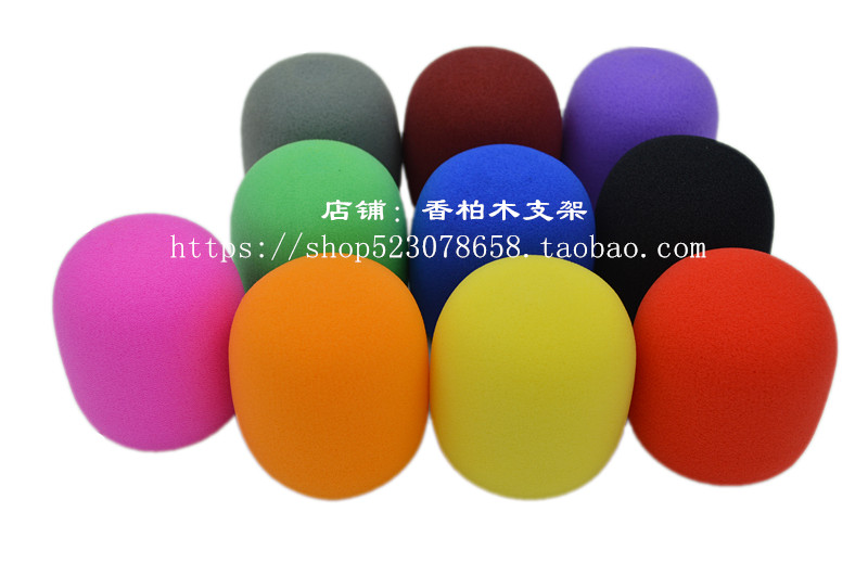 Thicken 10 - color microphone set wireless sea cotton sleeve KTV sponge sleeve thickening mix cover