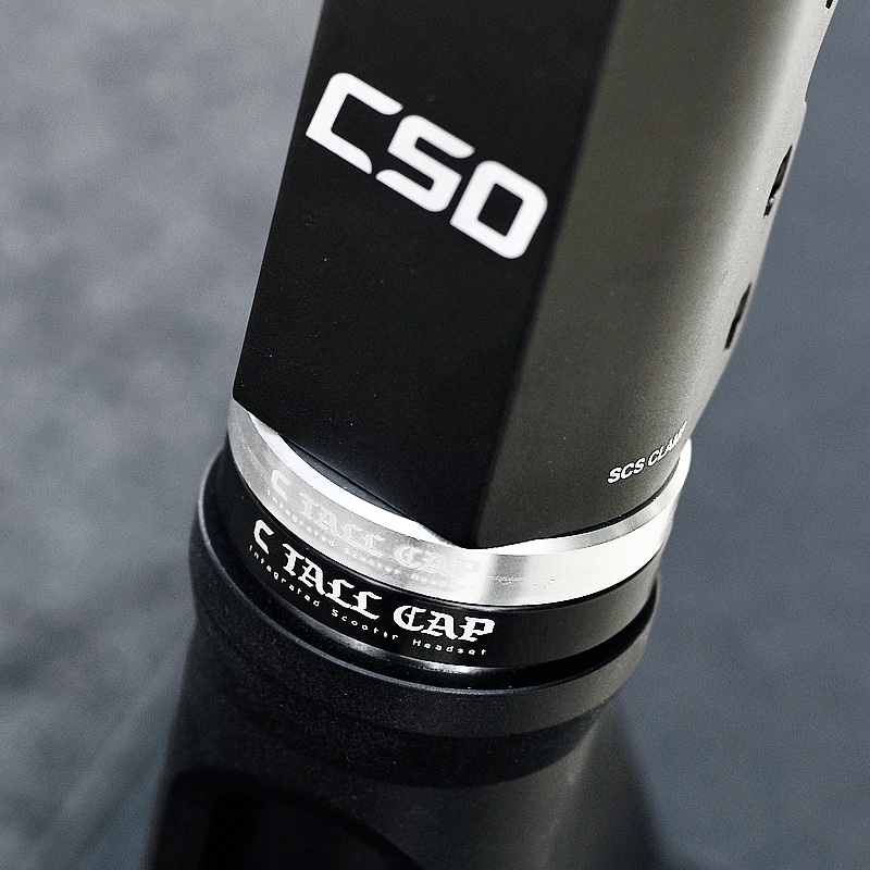 SCOOTER extreme scooter mountain BMX bicycle CSD heightened washer TallCap anode black anode silver