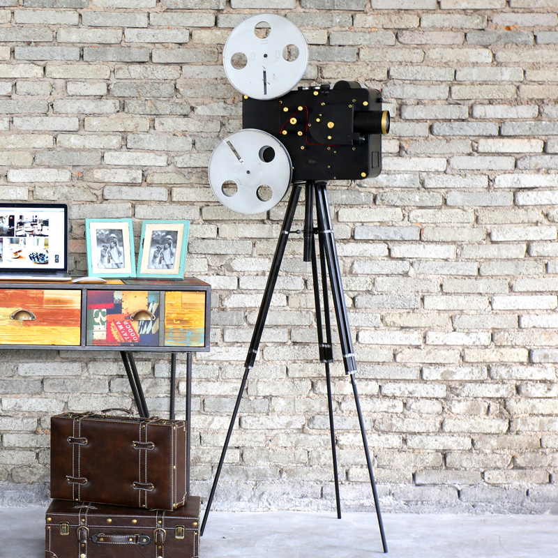 Mega Iron Art Old Fashioned Camera Release Machine Model Swing Piece Clothing Store Large Furnishing Accessories Shop Window Props-Taobao