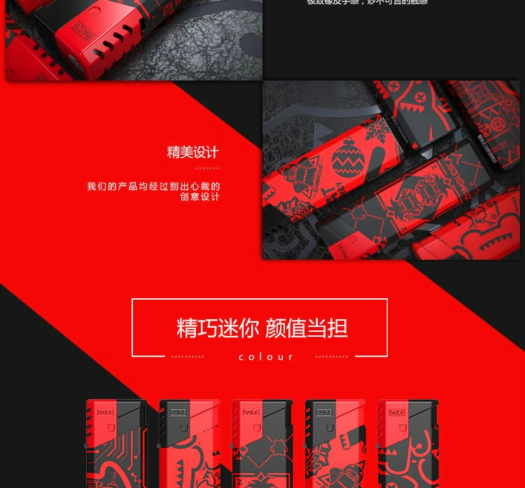 Decker chính hãng nhẹ hơn quỷ mèo sáng tạo thời trang thương hiệu máy chữa cháy dùng một lần gió nhẹ bơm hơi tùy chỉnh - Bật lửa shop bật lửa