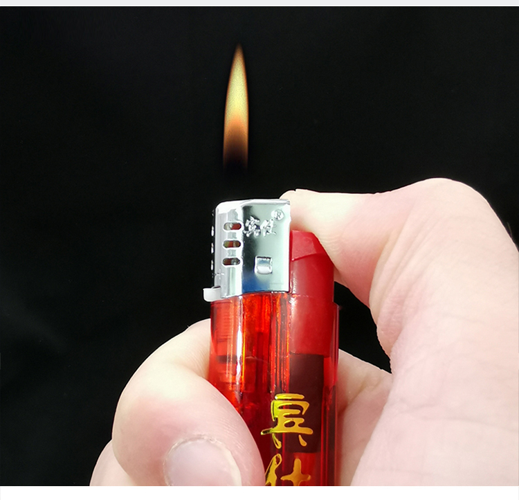 Nhẹ hơn dùng một lần in sáng tạo LOGO tùy chỉnh làm bật lửa điện nhẹ hơn 309 - Bật lửa bật lửa súng