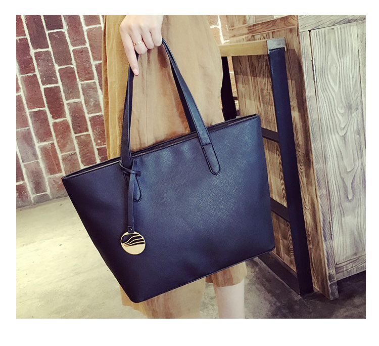 Túi xách nữ 2018 hè mới Hàn Quốc giản dị túi lớn lady thời trang túi tote đơn giản túi xách vai túi coach nữ chính hãng