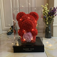 Yayli Standing Bear High Red+Подарочная коробка+фонарь 40 см SF Бесплатная доставка