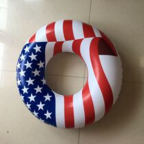 Male and female adult children universal thickening swimming circle American flag armpit learning swimming buoyancy swimming ring