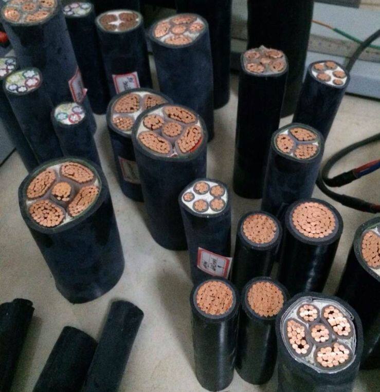 Hangzhou Zhongcheng Brand Wire and Cable ZR-YJV4*10 1*6 square 5 core hard cable Guozhou Copper Core Foot Rice