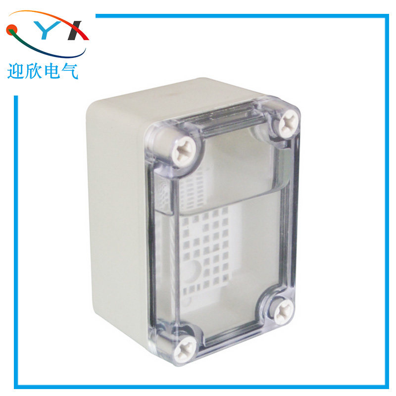 65*95*55 transparent cover waterproof junction box outdoor branch box waterproof junction sealing box PC instrument shell