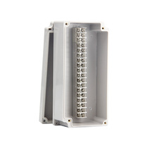 210*100 * 67mm outdoor waterproof junction box flat 18p outdoor plastic terminal box YX-PW-18P-F