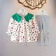 Girls autumn clothes pure cotton suit new baby children's clothes foreign style baby girl autumn clothes princess long-sleeved two-piece set