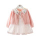 Girls autumn dress foreign style princess two-piece skirt suit 0-4 years old autumn dress 3 little girls clothes jacket skirt