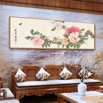 Diamond Painting Full Drill Flowers Open Rich Cross Embroidered 2022 New Flower Living Room Simple Atmosphere Flower Series Diamond Embroidered