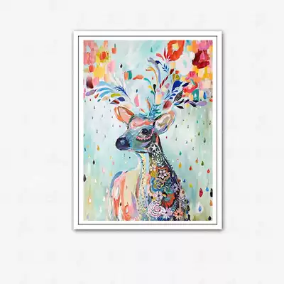 5D diamond painting full of diamonds cross stitch new cartoon children's bedroom diamond embroidery full of diamonds fawn animal masonry painting