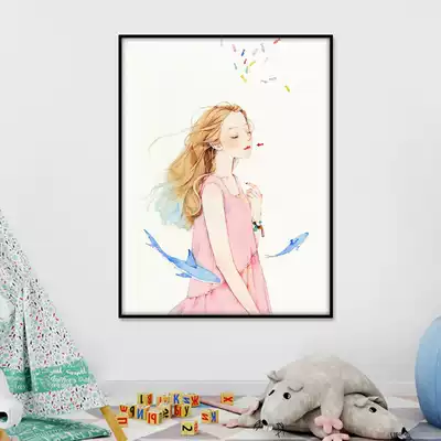 2020 simple modern diamond painting full of diamonds new children's bedroom cartoon animation cute stickers diamond cross stitch warm