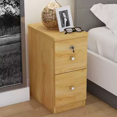 Wooden file cabinet Data cabinet Office file cabinet with lock small cabinet Household storage cabinet low cabinet Certificate cabinet