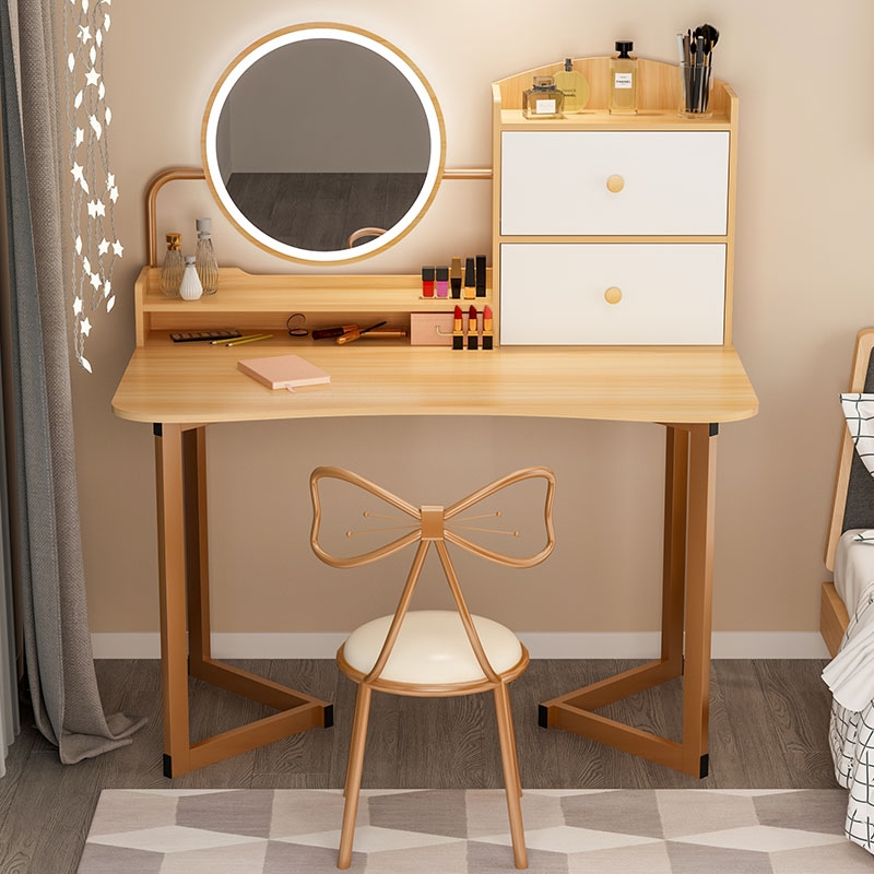 Nordic desktop computer desk home bedroom light luxury marble desk dresser one simple student small table