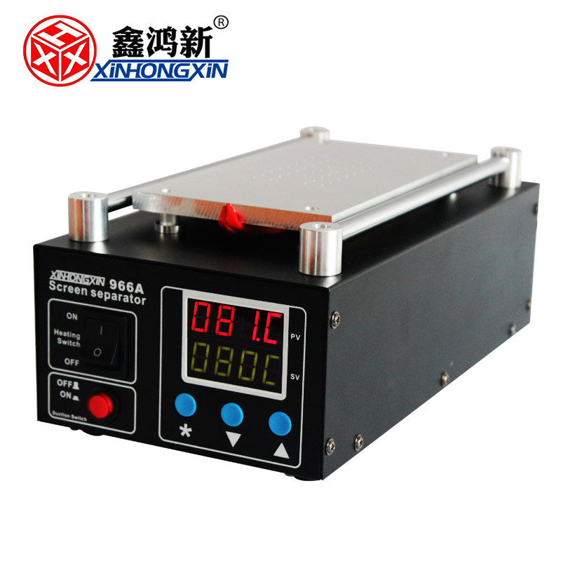 Xin Hon new 966A 8 inch touch LCD screen separator mobile phone unscreen machine vacuum pump screen separator