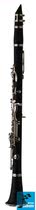 Imported material bakelite body clarinet clarinet nickel-plated 17-key Bb popular clarinet