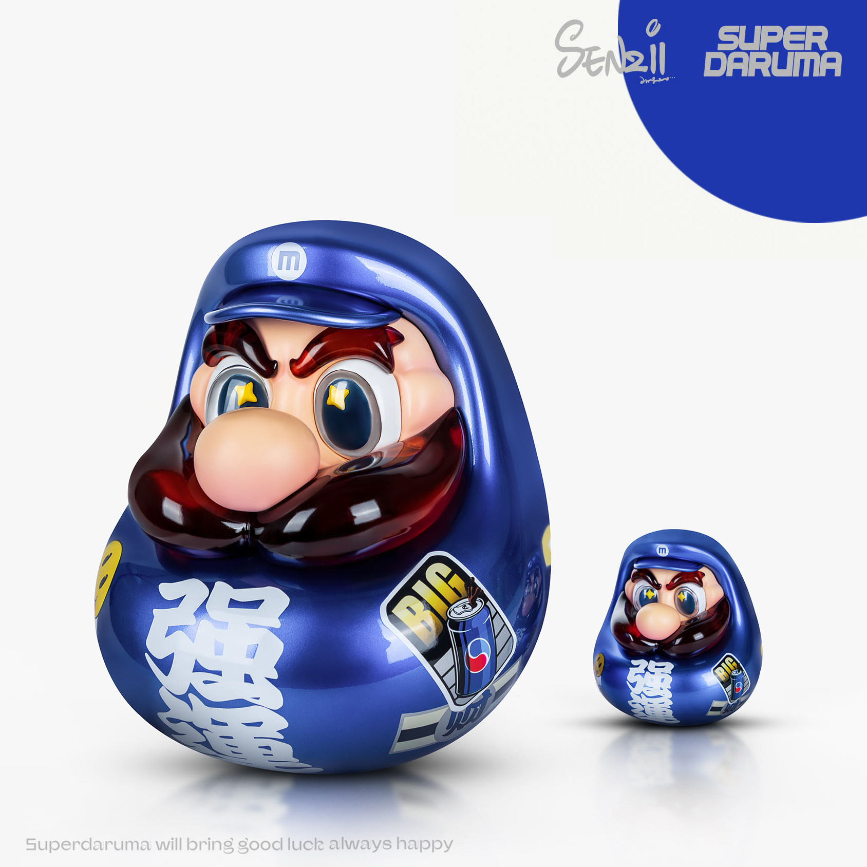 2025年必入！SENZII×超級達摩《強運》限量模型，擺桌