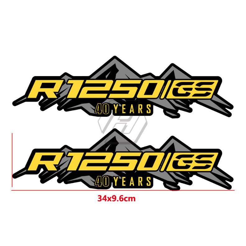 Suitable for BMW locomotive R1200GS R1250GS ADV metal side box decals on both sides of the reflective sticker