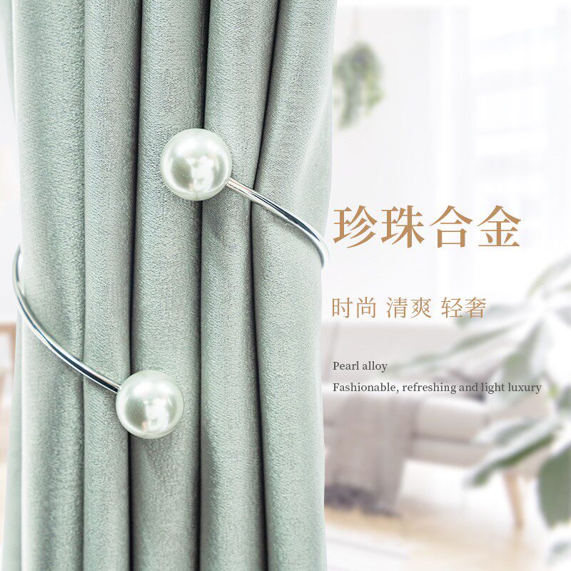 Curtain straps a pair of memory metal twist music straps no punching storage belt pearl curtain strap accessories