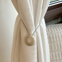 Curtain Tiebacks with Magnetic Buckle for Home and Hotel Decoration, Simple Modern Living Room Window Screen Tiebacks with Magnets