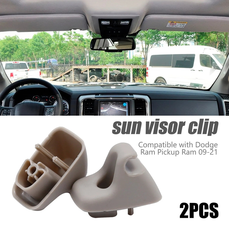 Suitable for Dodge Parchment Card Ram 1500 -5500 2009-2021 Sun Visor Clip