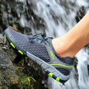 Giày ngoài trời của Mỹ Giày nam mùa hè thoáng khí bề mặt lưới nhanh khô giày chống trượt đi bộ lội nước - Khởi động ngoài trời
