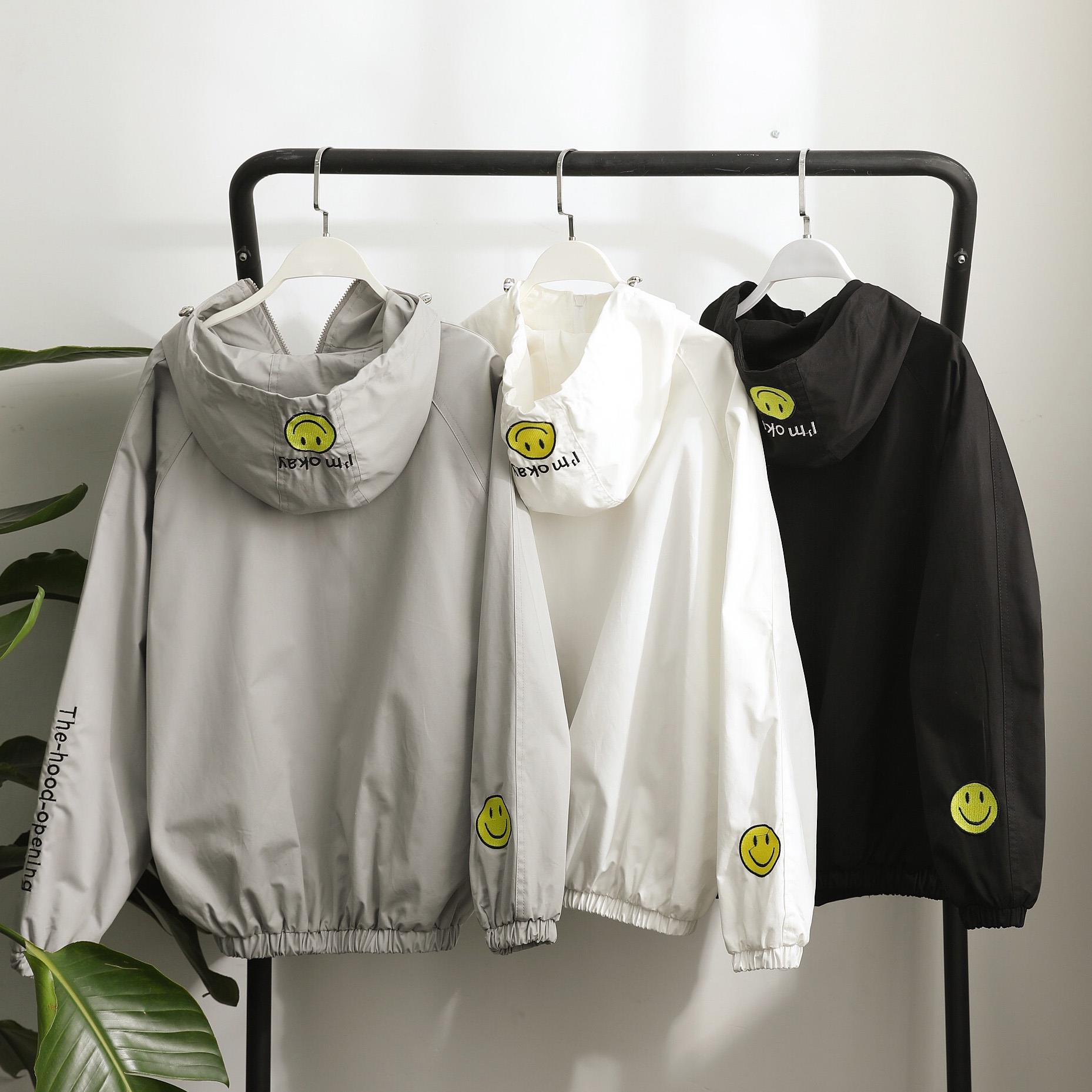 Men's jacket 2018 new jacket men's Korean version of the trend of handsome students all-match spring and autumn thin coat clothes men