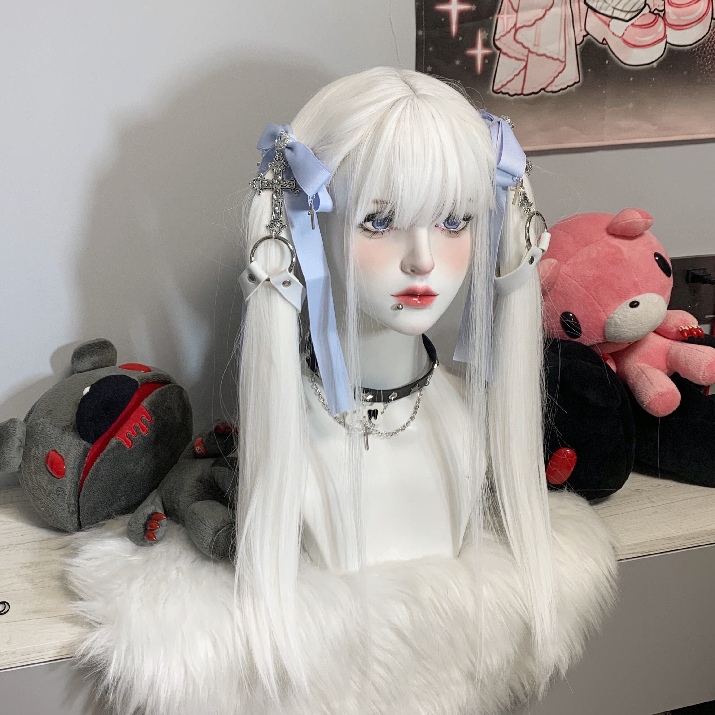 悲伤创口贴假发 cosplay变装 🌟-lolita洛丽塔假发-淘宝好物网